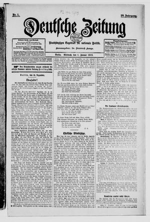 Deutsche Zeitung vom 01.01.1913