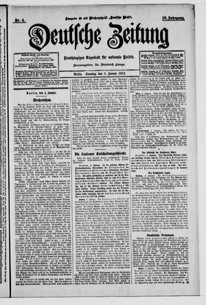 Deutsche Zeitung vom 05.01.1913