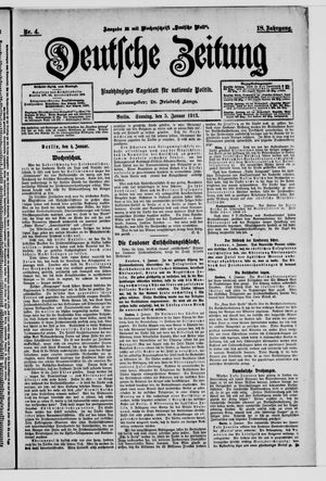 Deutsche Zeitung vom 05.01.1913