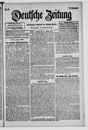 Deutsche Zeitung on Jan 14, 1913