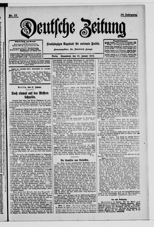 Deutsche Zeitung vom 18.01.1913