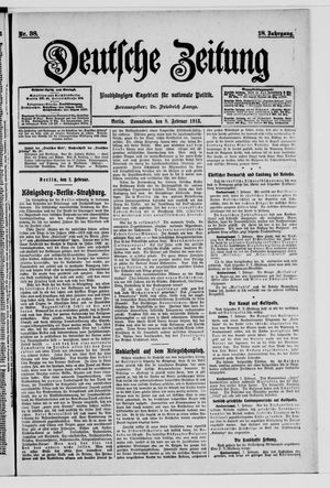 Deutsche Zeitung on Feb 8, 1913