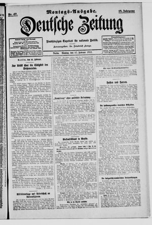 Deutsche Zeitung on Feb 17, 1913
