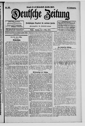 Deutsche Zeitung vom 02.03.1913