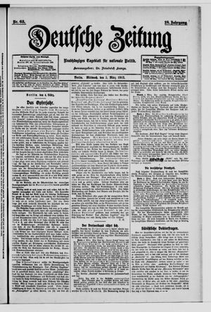 Deutsche Zeitung vom 05.03.1913
