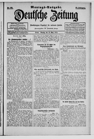 Deutsche Zeitung vom 10.03.1913