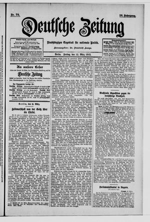 Deutsche Zeitung vom 14.03.1913