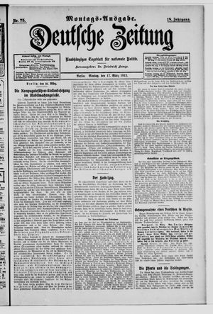 Deutsche Zeitung on Mar 17, 1913
