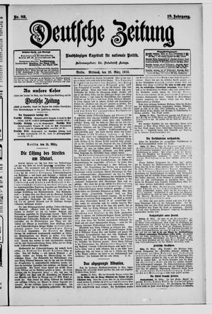 Deutsche Zeitung vom 26.03.1913