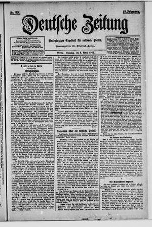 Deutsche Zeitung on Apr 6, 1913