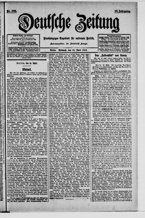 Deutsche Zeitung on Apr 16, 1913