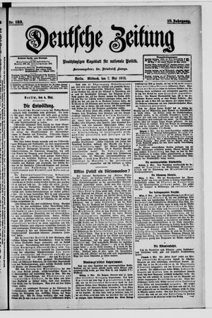 Deutsche Zeitung vom 07.05.1913