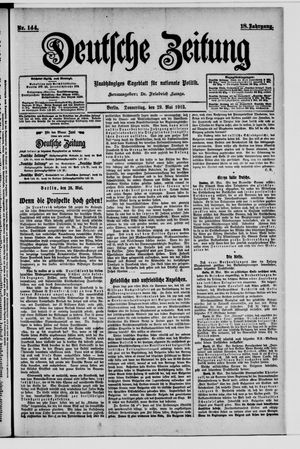 Deutsche Zeitung vom 29.05.1913