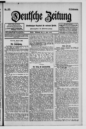 Deutsche Zeitung vom 11.06.1913