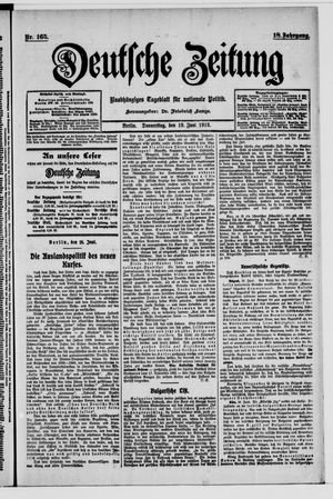 Deutsche Zeitung vom 19.06.1913