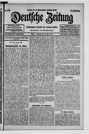 Deutsche Zeitung vom 13.07.1913