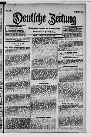 Deutsche Zeitung vom 15.07.1913