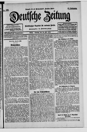 Deutsche Zeitung vom 20.07.1913