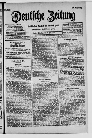 Deutsche Zeitung vom 29.07.1913