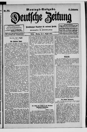 Deutsche Zeitung vom 04.08.1913