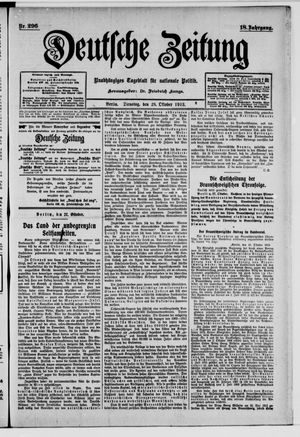 Deutsche Zeitung vom 28.10.1913