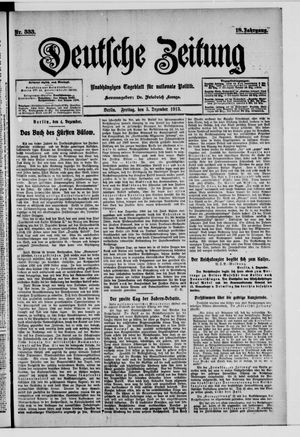 Deutsche Zeitung vom 05.12.1913