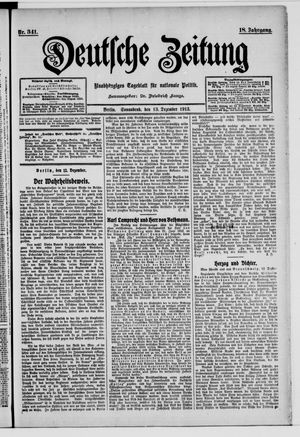 Deutsche Zeitung vom 13.12.1913