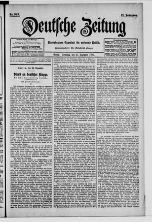 Deutsche Zeitung vom 21.12.1913