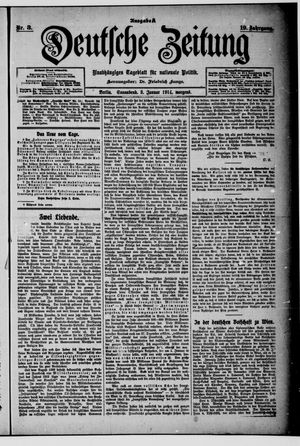 Deutsche Zeitung vom 03.01.1914