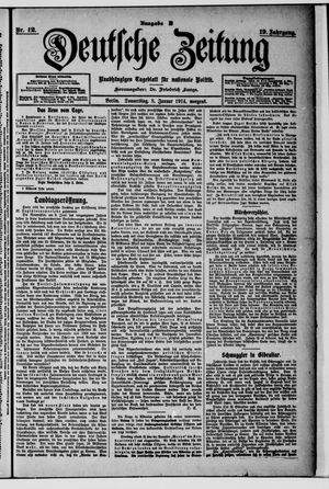 Deutsche Zeitung vom 08.01.1914