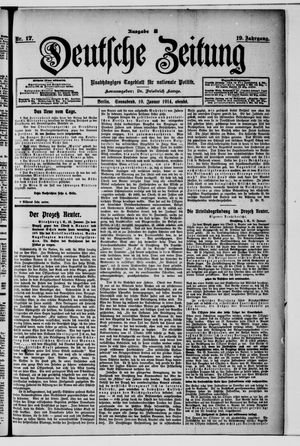 Deutsche Zeitung on Jan 10, 1914