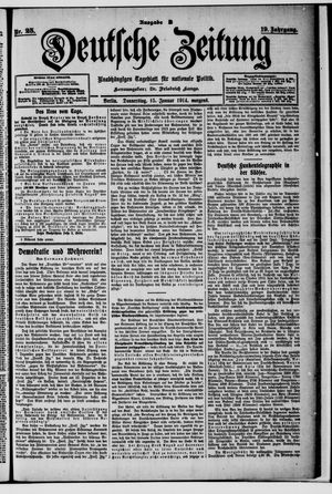 Deutsche Zeitung vom 15.01.1914