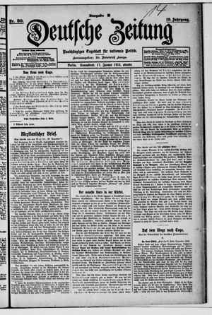 Deutsche Zeitung vom 17.01.1914