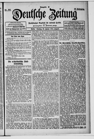 Deutsche Zeitung on Jan 20, 1914