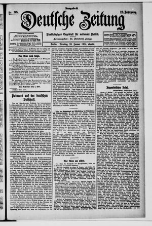 Deutsche Zeitung on Jan 20, 1914