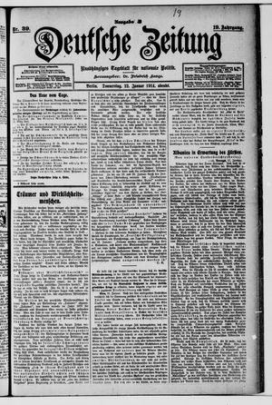 Deutsche Zeitung vom 22.01.1914