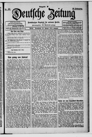 Deutsche Zeitung on Jan 24, 1914