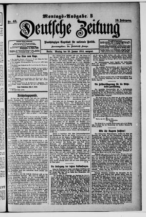 Deutsche Zeitung vom 26.01.1914