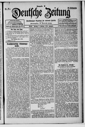 Deutsche Zeitung vom 06.02.1914