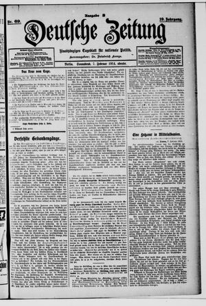 Deutsche Zeitung vom 07.02.1914