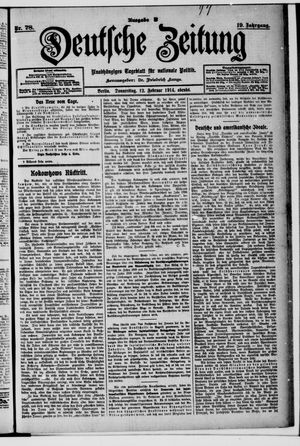 Deutsche Zeitung on Feb 12, 1914