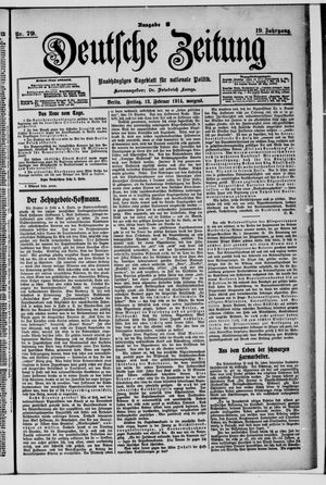 Deutsche Zeitung on Feb 13, 1914
