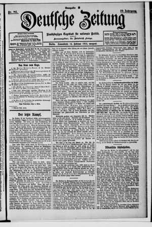 Deutsche Zeitung vom 14.02.1914