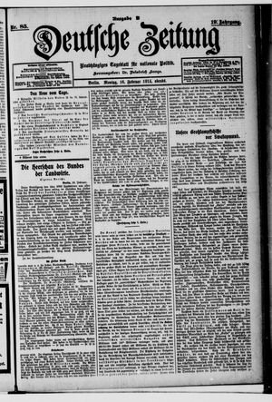 Deutsche Zeitung on Feb 16, 1914