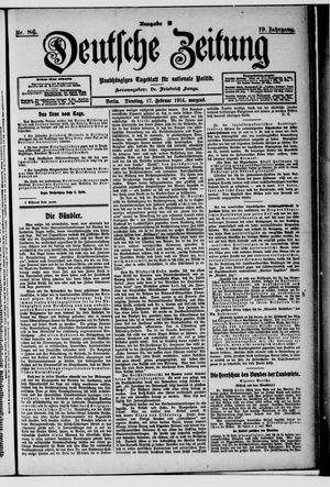 Deutsche Zeitung vom 17.02.1914