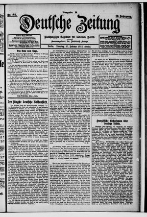 Deutsche Zeitung vom 17.02.1914