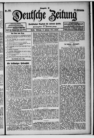 Deutsche Zeitung vom 18.02.1914