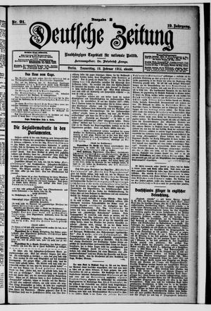 Deutsche Zeitung vom 19.02.1914