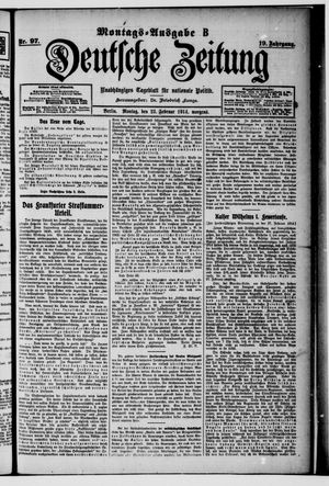 Deutsche Zeitung on Feb 23, 1914