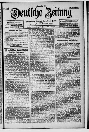 Deutsche Zeitung vom 26.02.1914